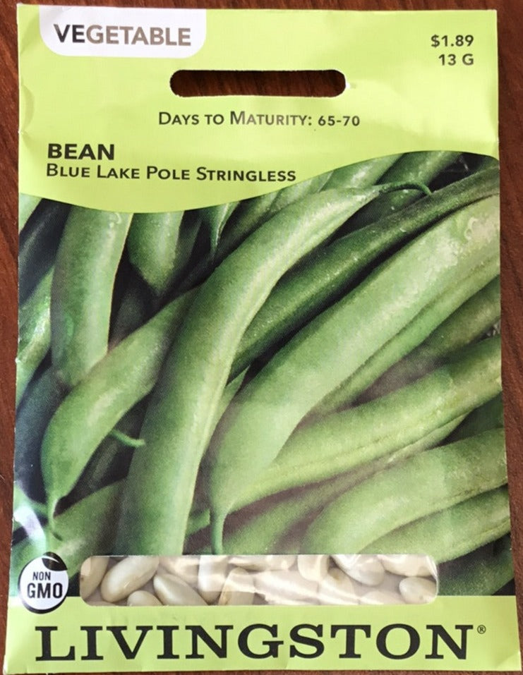 Shop Livingston Seeds - Blue Lake Pole Stringless Green Bean Gardens of ...